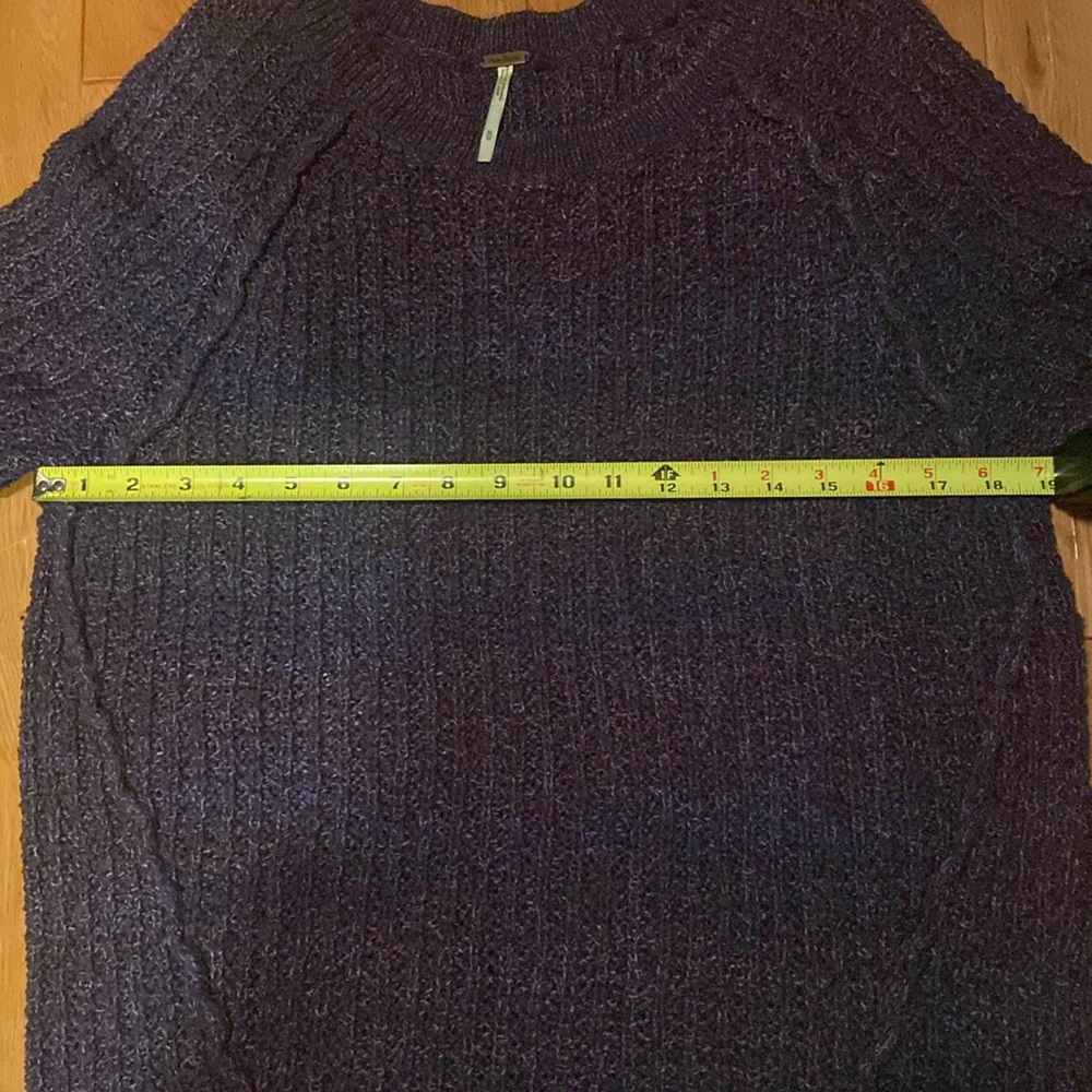 Free People Chunky Knit Sweater - Purple / Blue - Picture 5 of 7